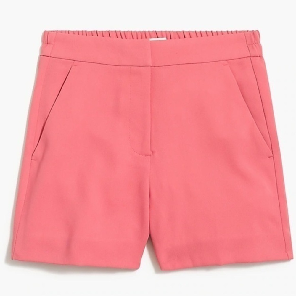 J. Crew • NWT Coral Salmon Crepe 4” Shorts